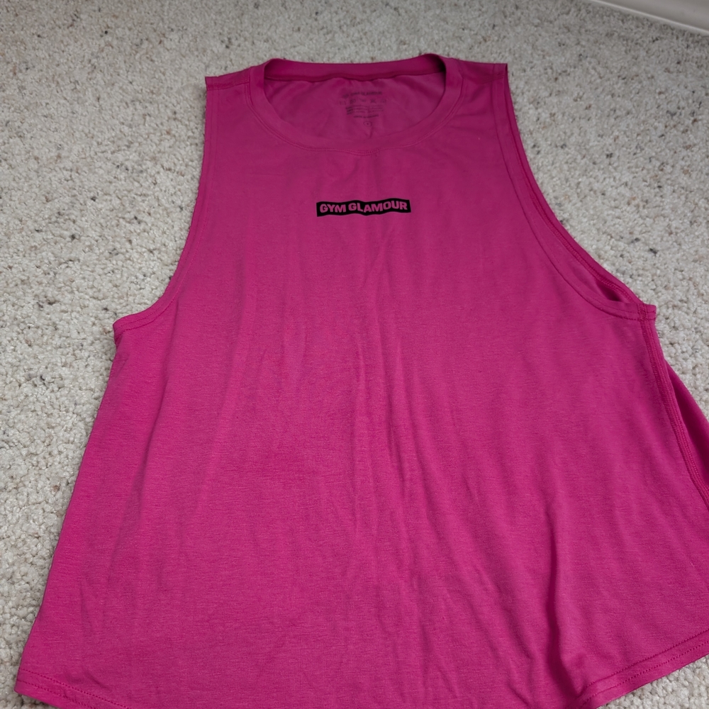 Glamour Women's Fuchsia Muscle Tee
